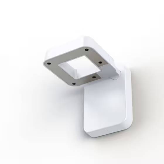 Square Satin Multi-Position 4500K LED Wall Light