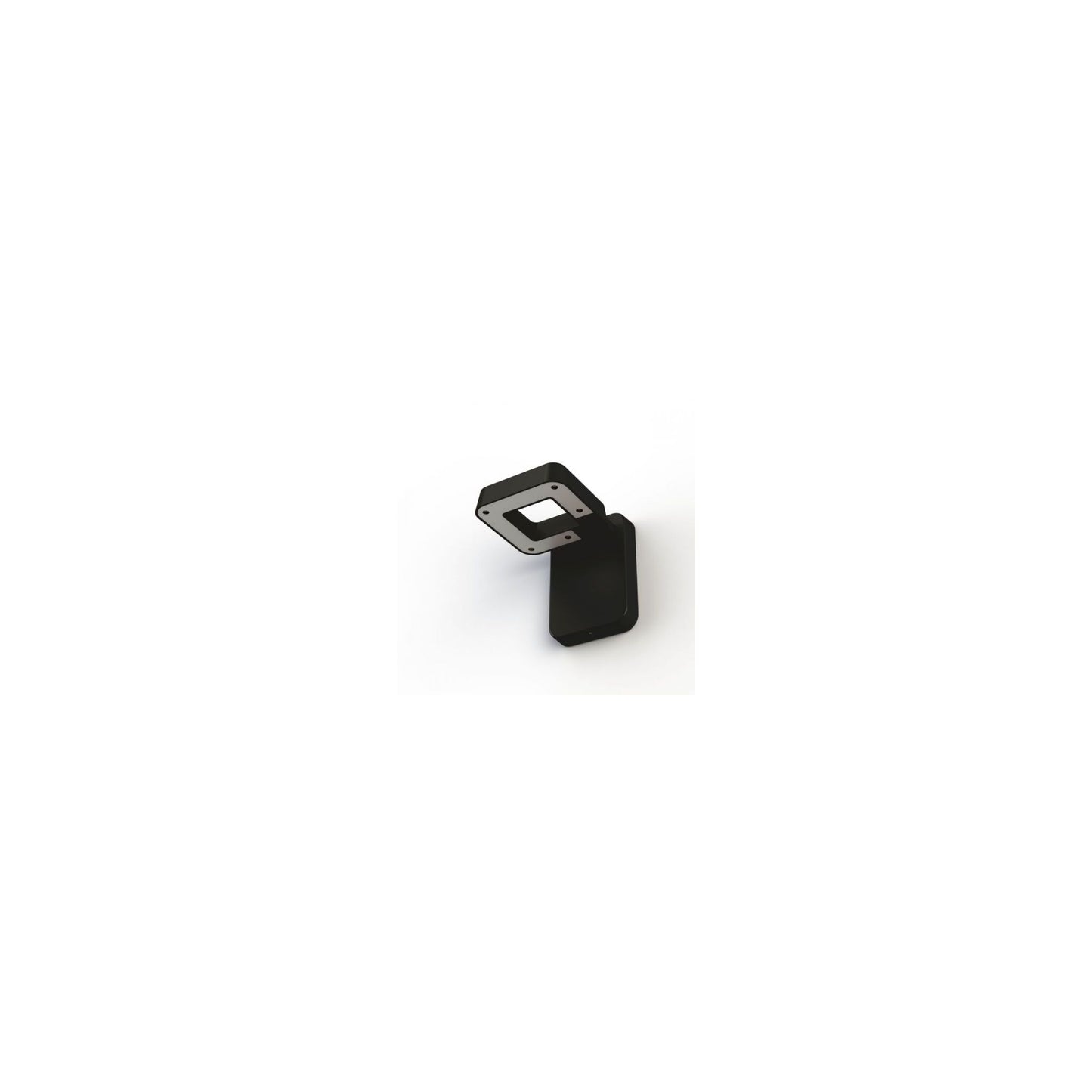 Square Satin Multi-Position 4500K LED Wall Light with Directable Lamp Head