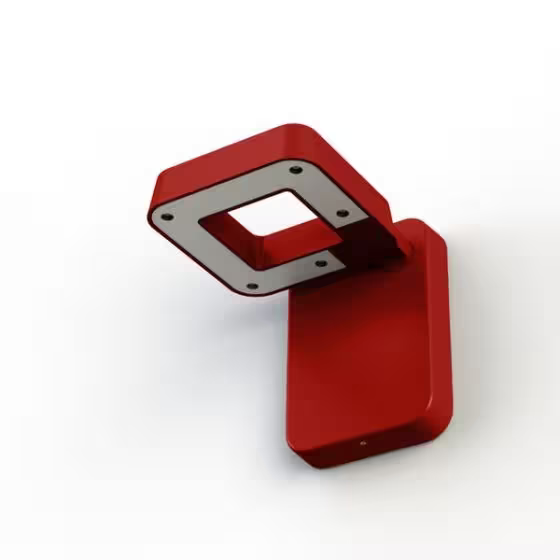 Square Satin Multi-Position 4500K LED Wall Light