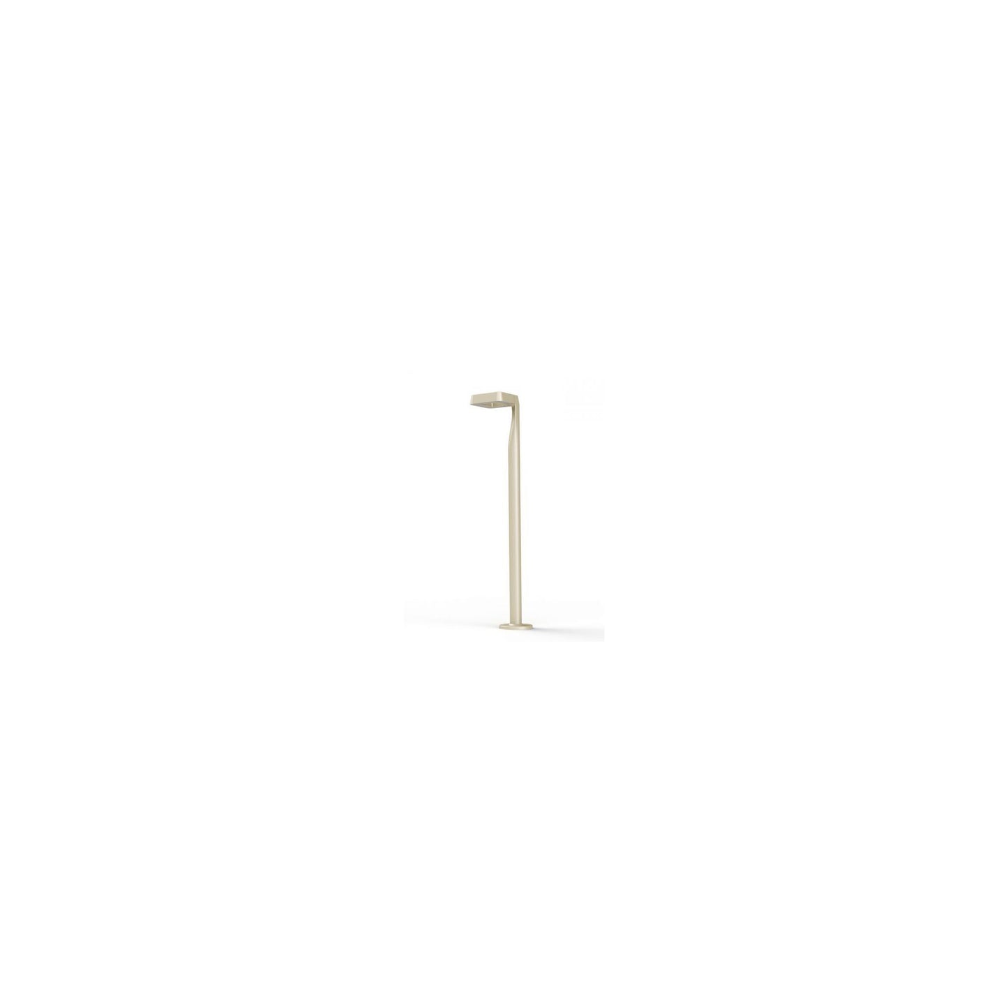Square Large Satin 3000K Built-in LED Bollard