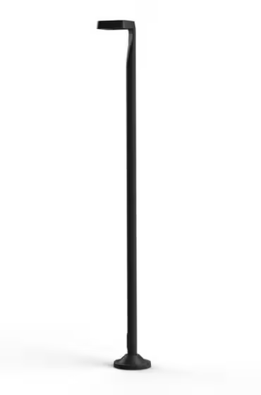 Square Large 4500K LED Lamp Post with Square Shaped, Multi-Directional Head