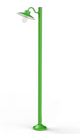 Belcour Model 4 Clear Glass Bollard Short Post