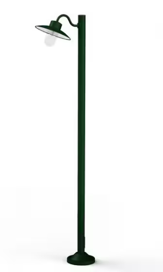 Belcour Model 4 Clear Glass Bollard Short Post