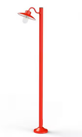 Belcour Model 4 Clear Glass Bollard Short Post