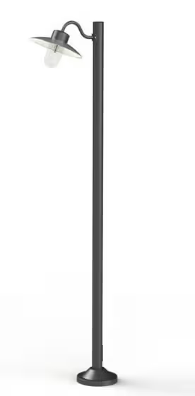 Belcour Model 4 Clear Glass Bollard Short Post