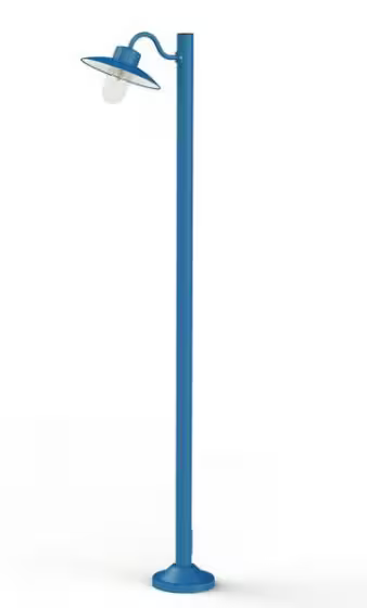 Belcour Model 4 Clear Glass Bollard Short Post