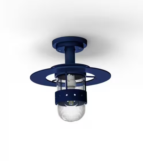 Kent Clear Prismatic Glass Ceiling Light