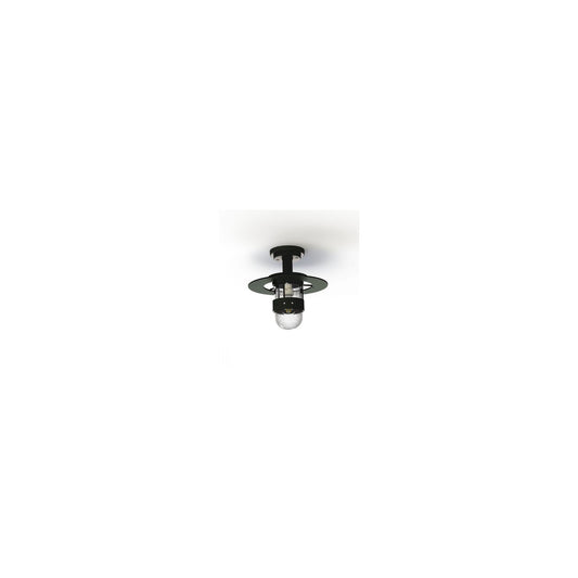 Kent Clear Prismatic Glass Ceiling Light with Glare Reducing Ring