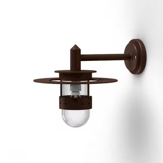 Kent Clear Prismatic Glass Wall Light