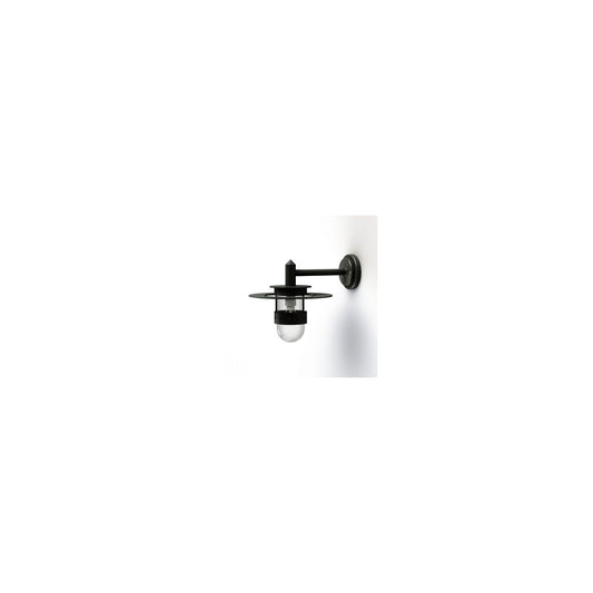 Kent Clear Prismatic Glass Wall Light with Glare Reducing Ring