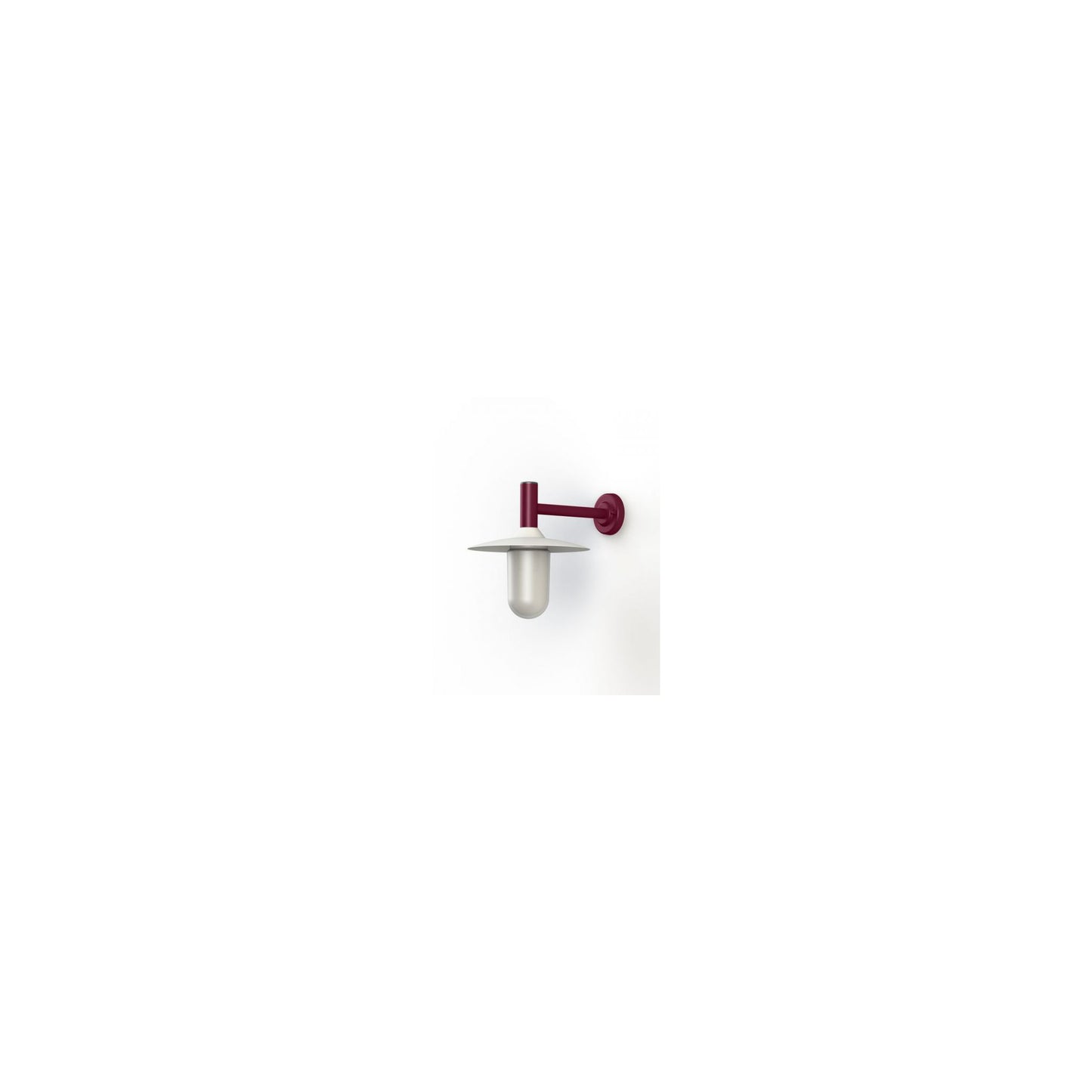 Montana Model 2 Opal Glass & Copper Shade Wall Light with Cast Aluminium Bracket