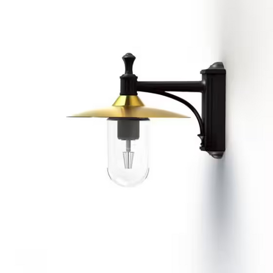 Montana Model 3 Clear Glass & Copper Shade Wall Light