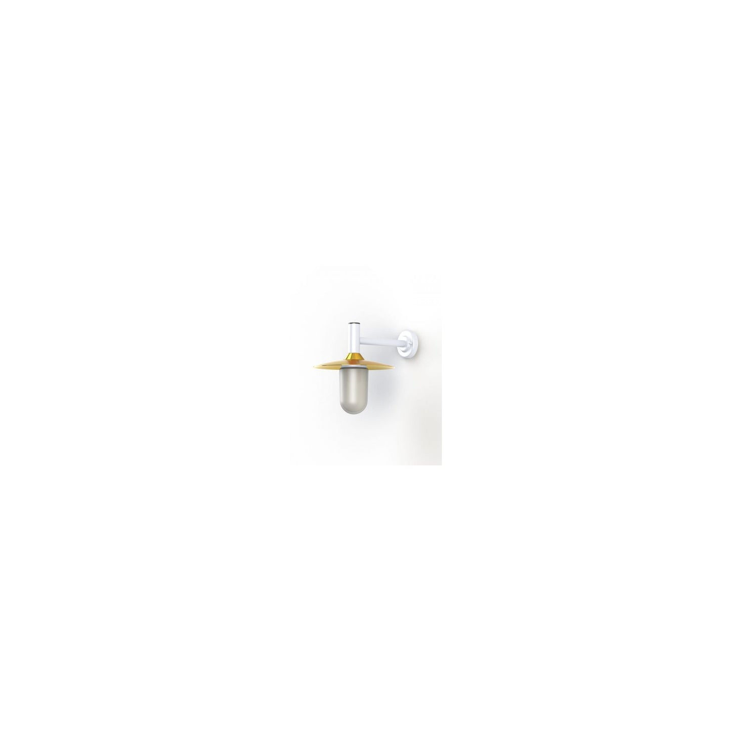 Montana Model 3 Opal Glass & Copper Shade Wall Light with Cast Aluminium Bracket