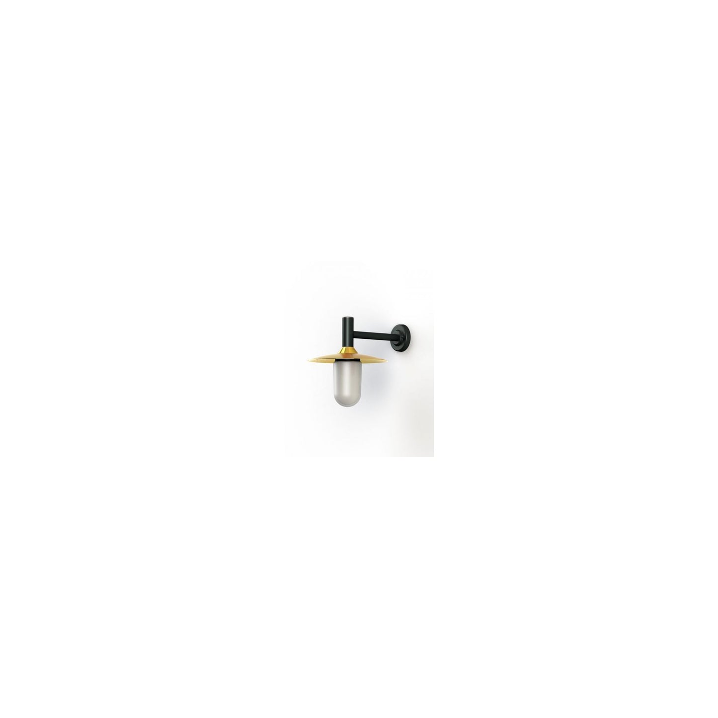 Montana Model 3 Opal Glass & Copper Shade Wall Light with Cast Aluminium Bracket