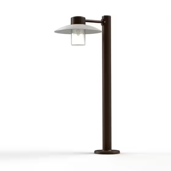 Aubanne Model 3 Clear Glass Bollard