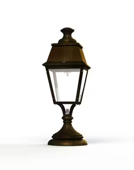 Avenue 4 Clear Glass Pedestal