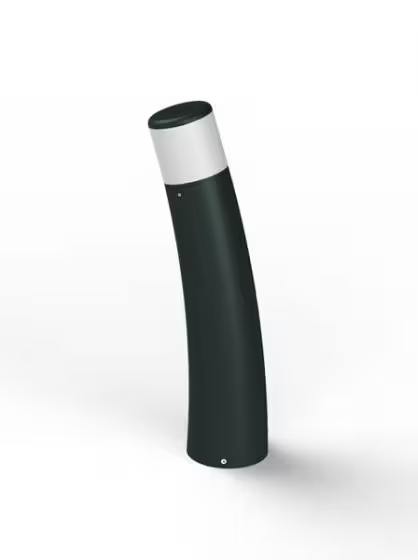 Bamboo Large Opal Glass Bollard