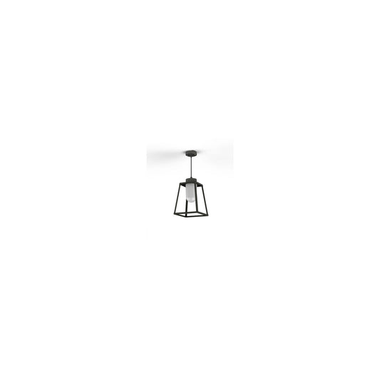 Lampiok Model 3 Medium Frosted Glass Lantern with minimalist lines style frame