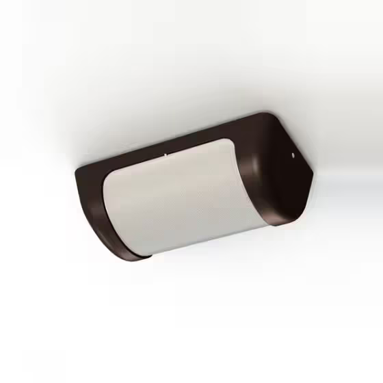 Loko Striped Frosted Glass Ceiling/Wall Light