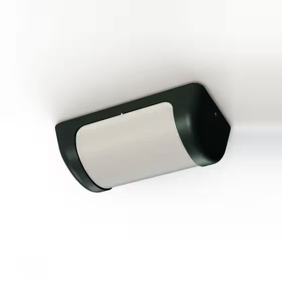 Loko Striped Frosted Glass Ceiling/Wall Light