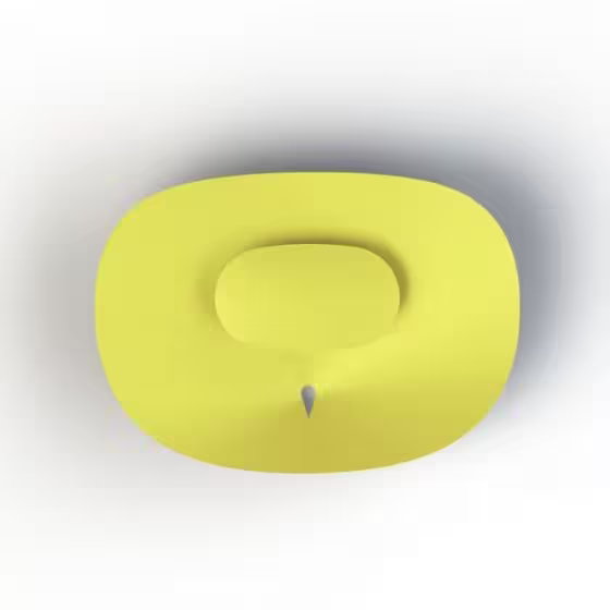 Selene Large Opal Glass 4000K Built-in LED Wall Light