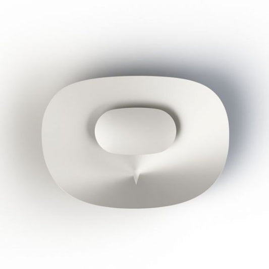 Selene Large Opal Glass 4000K Built-in LED Wall Light