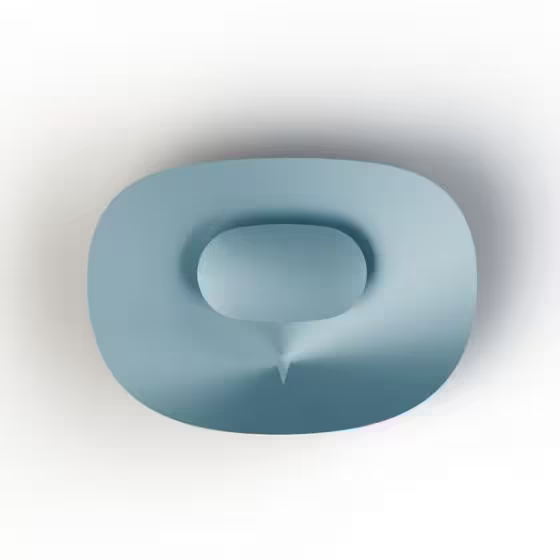 Selene Large Opal Glass 4000K Built-in LED Wall Light