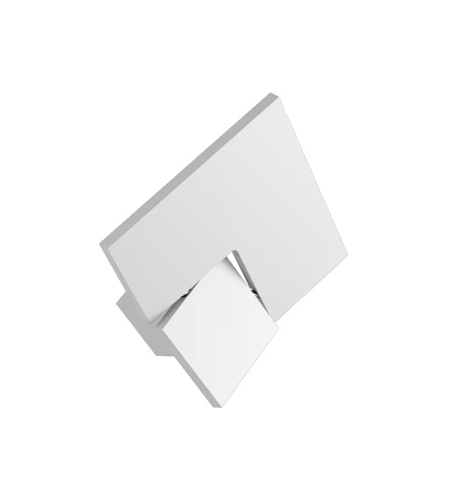 Puzzle Twist LED Wall Light Matt White