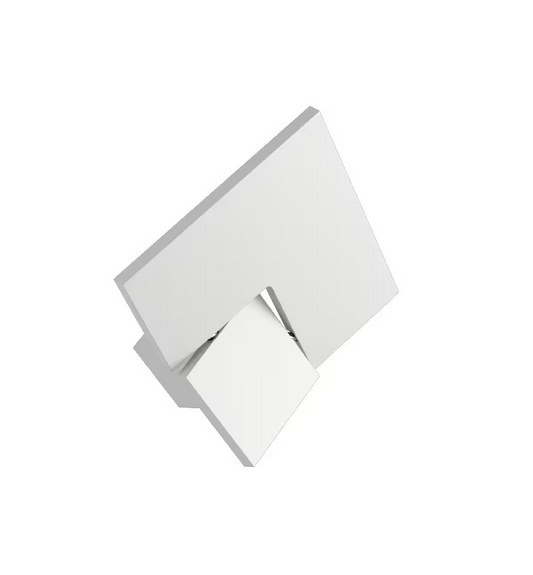 Puzzle Twist LED Wall Light Matt White