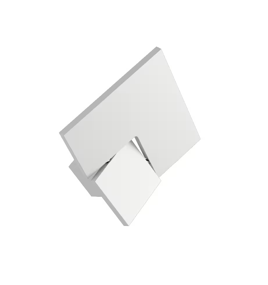 Puzzle Twist LED Wall Light Matt White