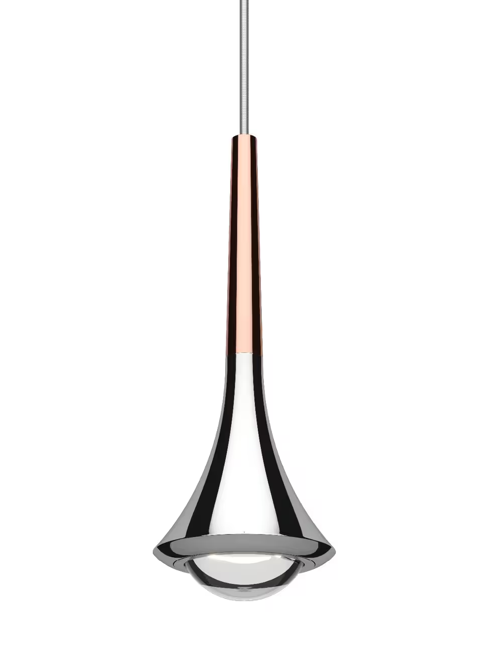 Rain Chrome 3000K LED Pendant