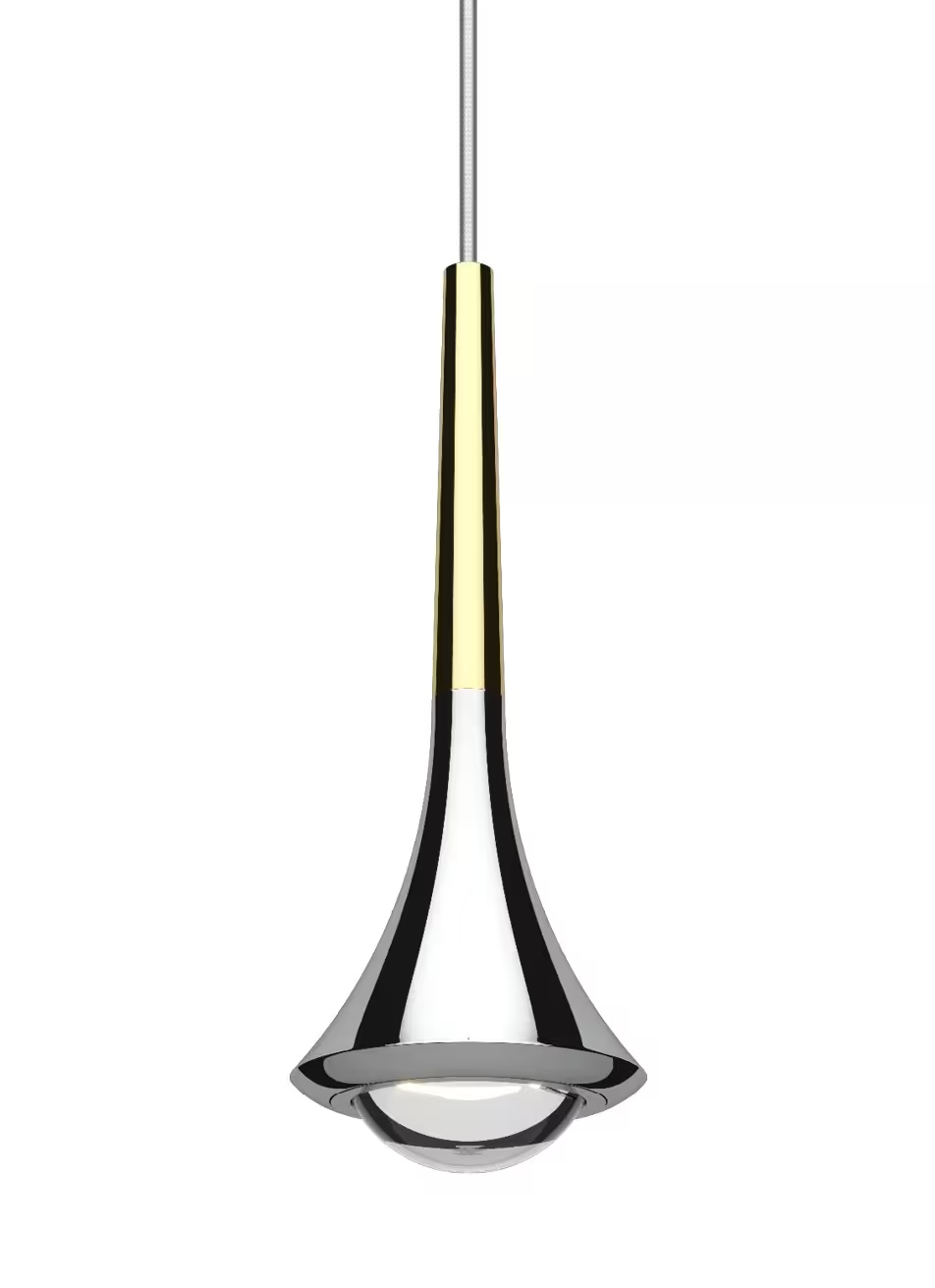 Rain Chrome 3000K LED Pendant