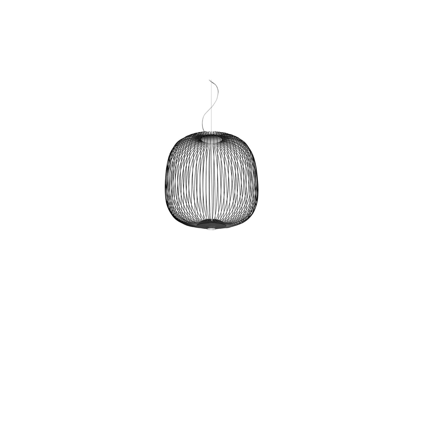 Spokes 2 Dimmable LED Pendant with Varnished Steel & Aluminium