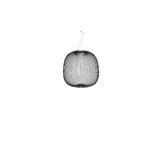 Spokes 2 Dimmable LED Pendant with Varnished Steel & Aluminium
