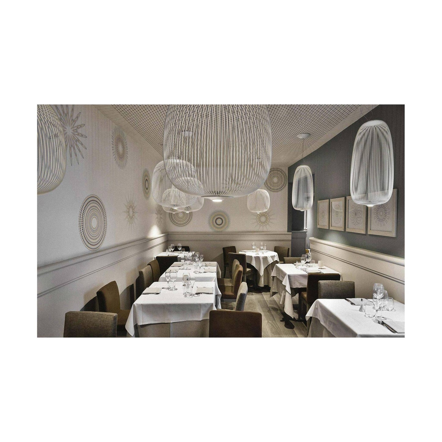 Spokes 2 MIDI Dimmable Pendant