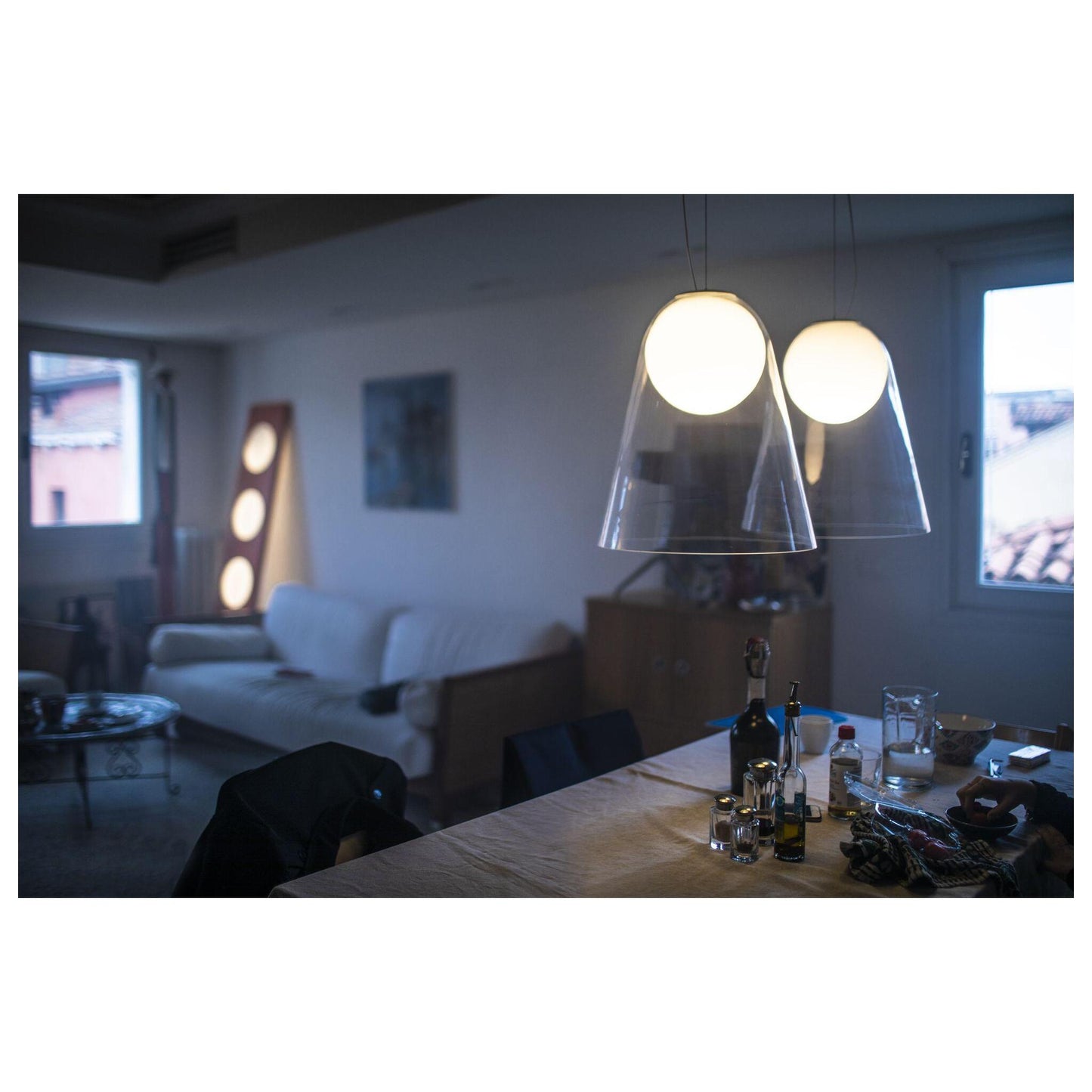 Satellight MyLight LED Pendant White and Clear