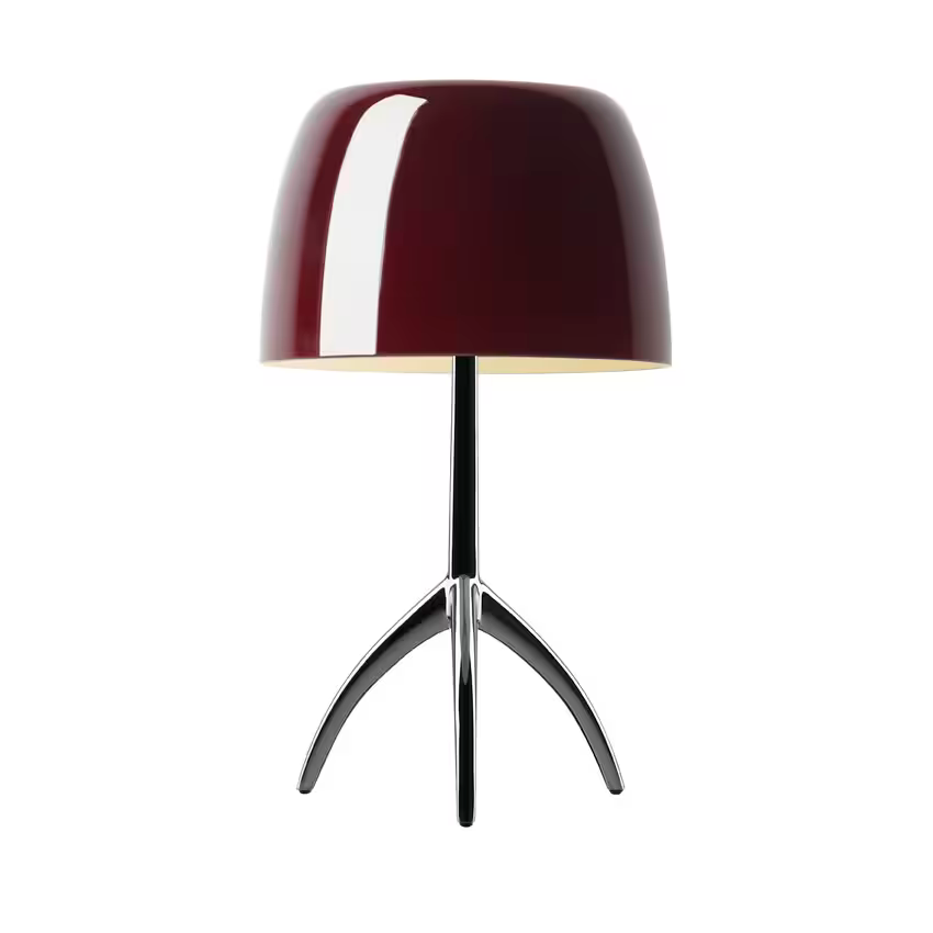 Lumiere Piccola On/Off Black Chrome Table Lamp