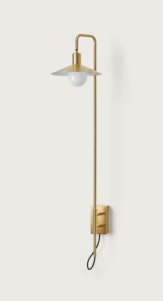 Rain Wall Light Brass