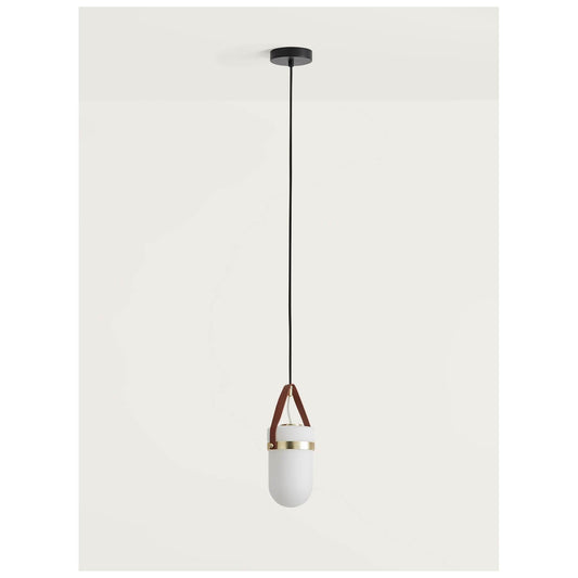Almon Opal Glass Pendant