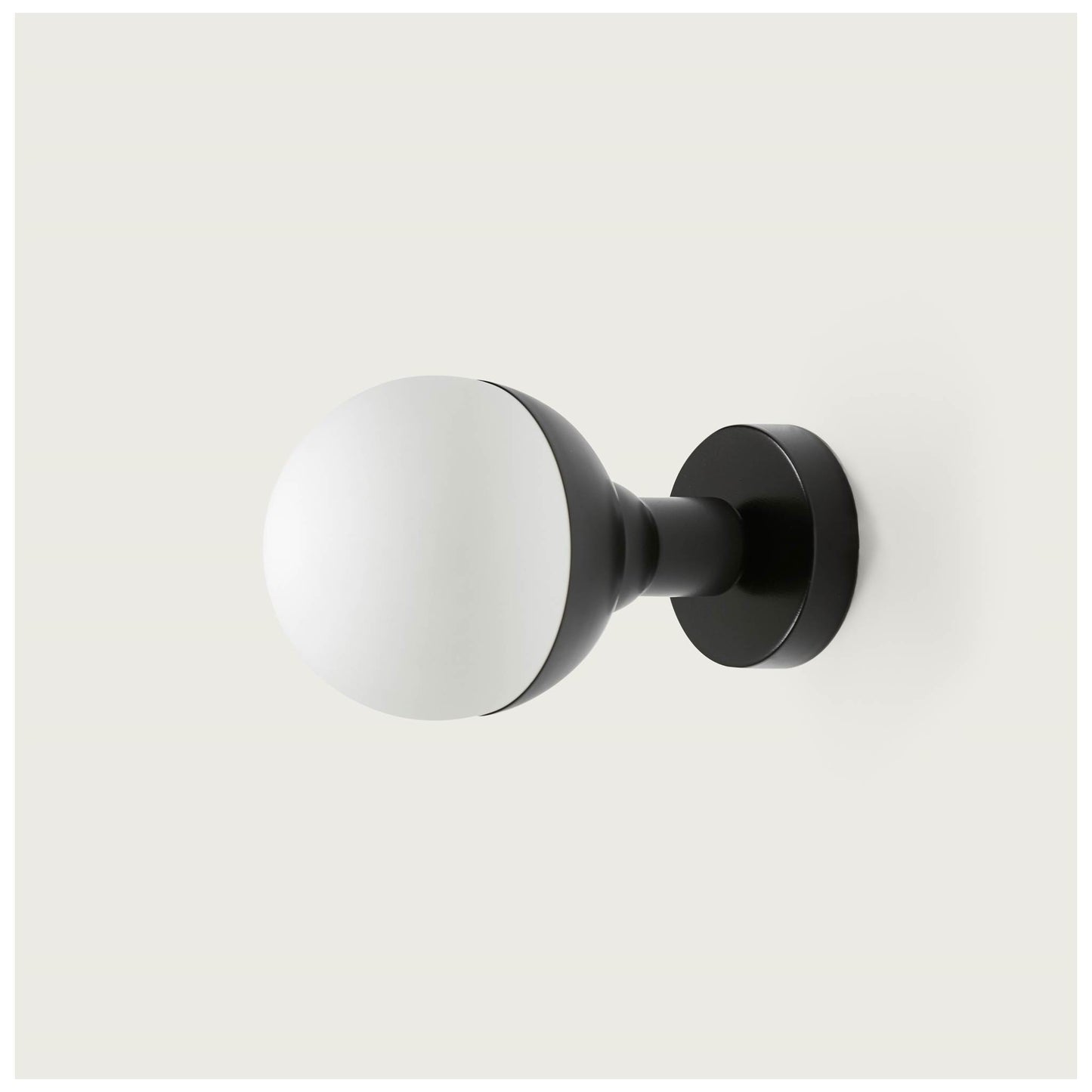 Helmet Opal Glass Wall Light