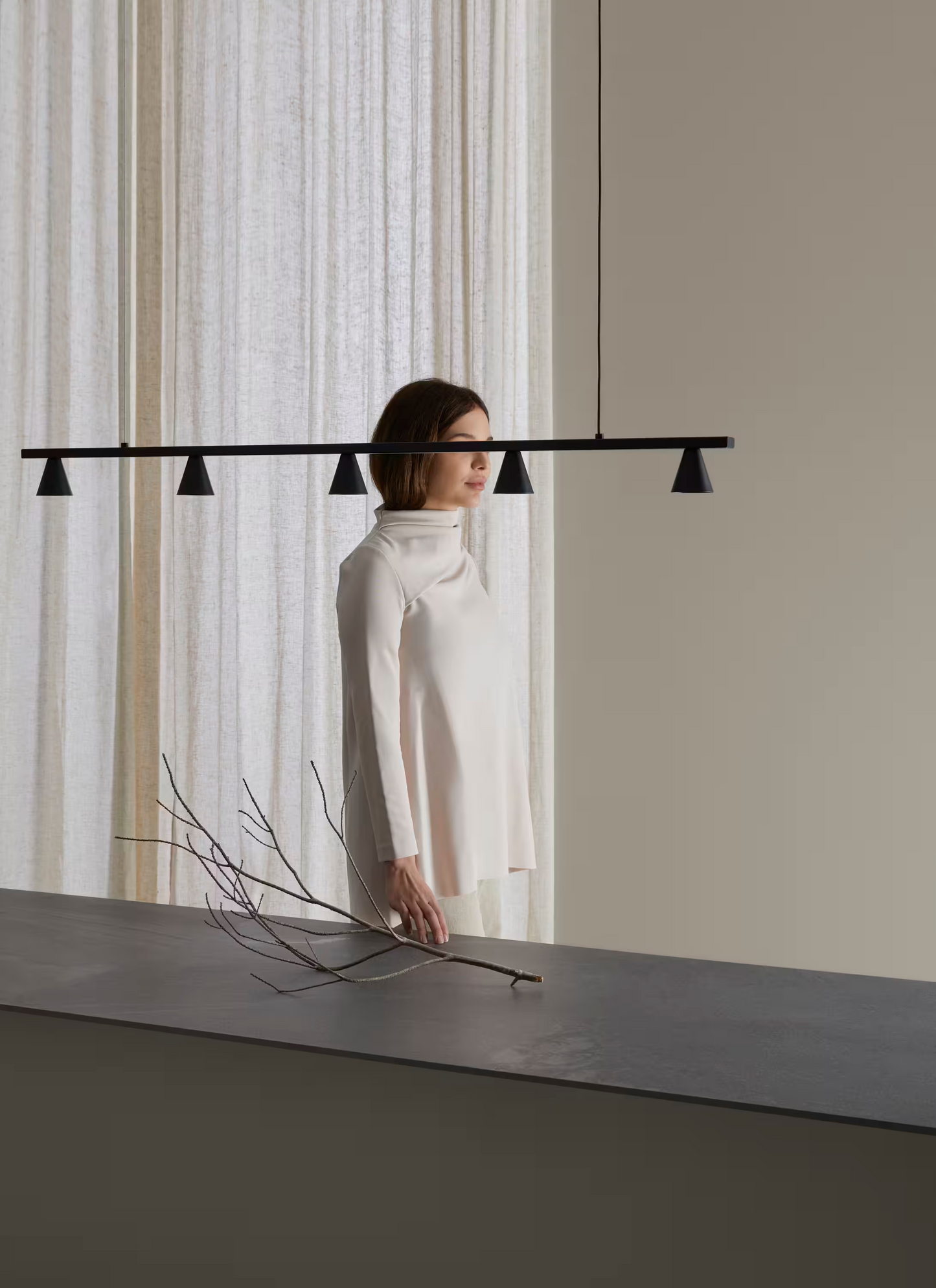 LYB 5-Light LED Bar Pendant