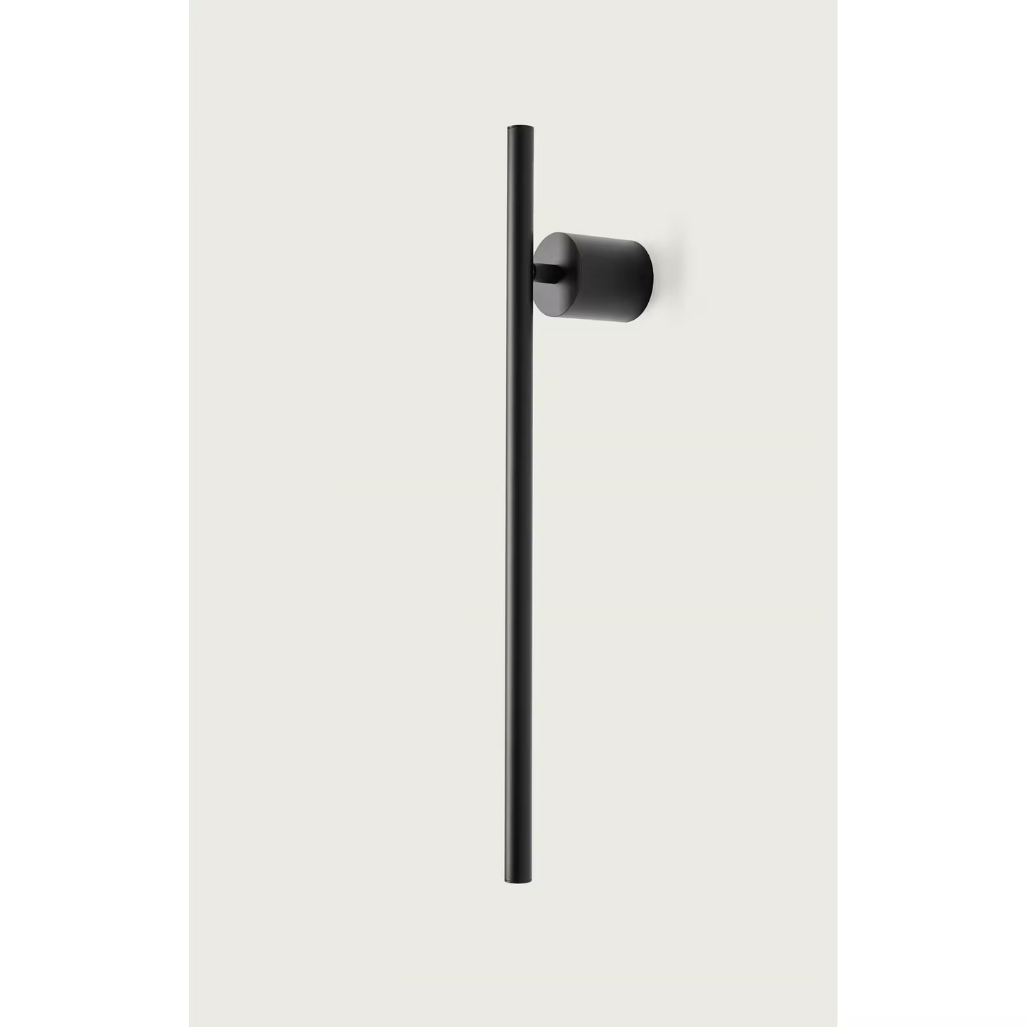 Clock LED Wall Light Matt Black