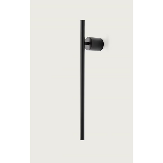 Clock LED Wall Light Matt Black