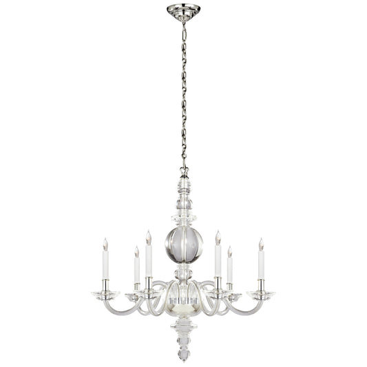 George ll 6-Light Large Chandelier