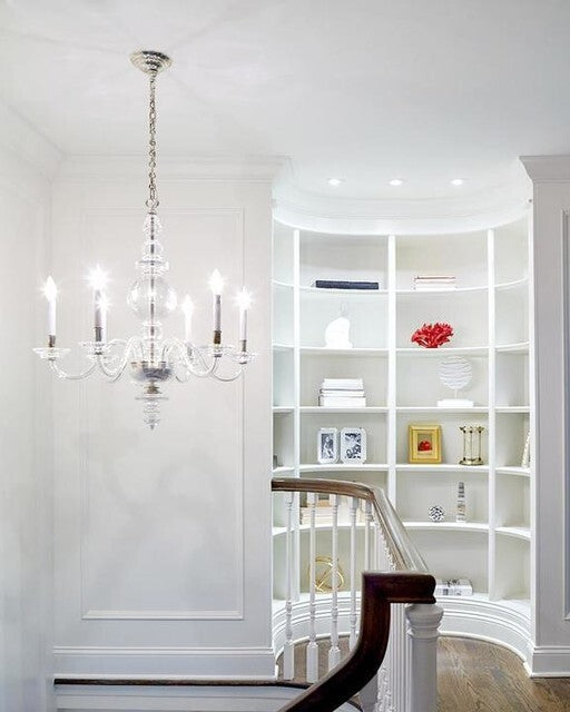 George ll 6-Light Large Chandelier