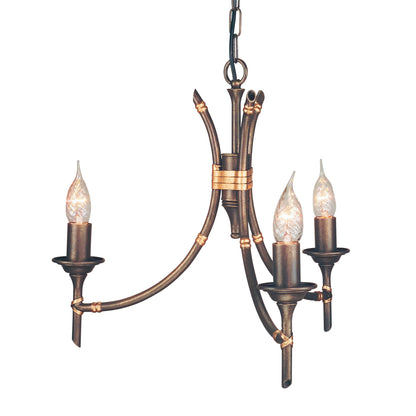 Bamboo 3-Light Chandelier
