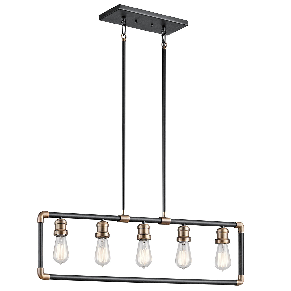 Elstead Imahn 5-Light Linear Chandelier