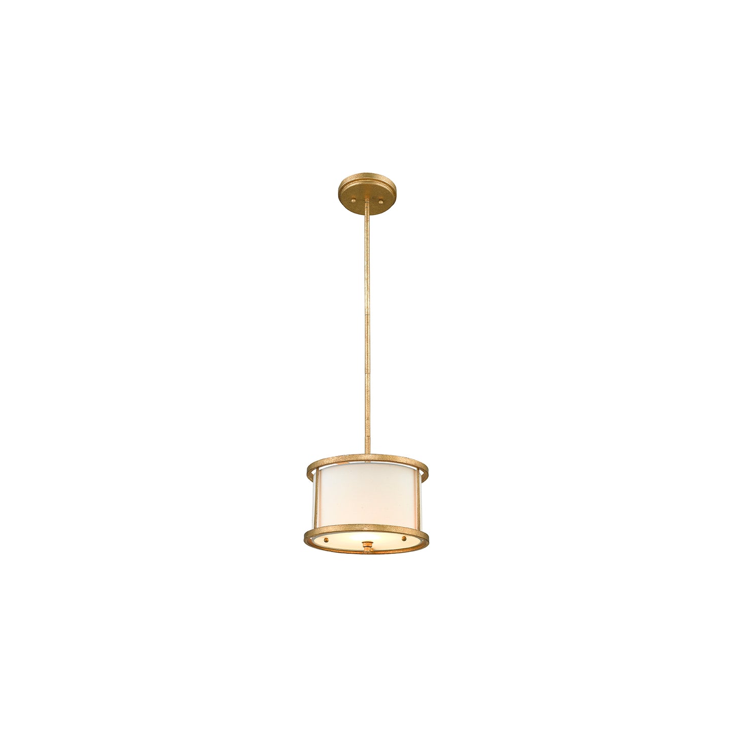 Lemuria 1-Light Duo-Mount Mini Pendant Distressed Gold