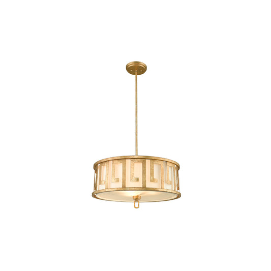 Lemuria 3-Light Duo-Mount Large Pendant Distressed Gold