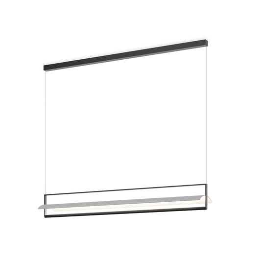 Kontur 6436 LED Pendant Black with Aluminum Concave Shade